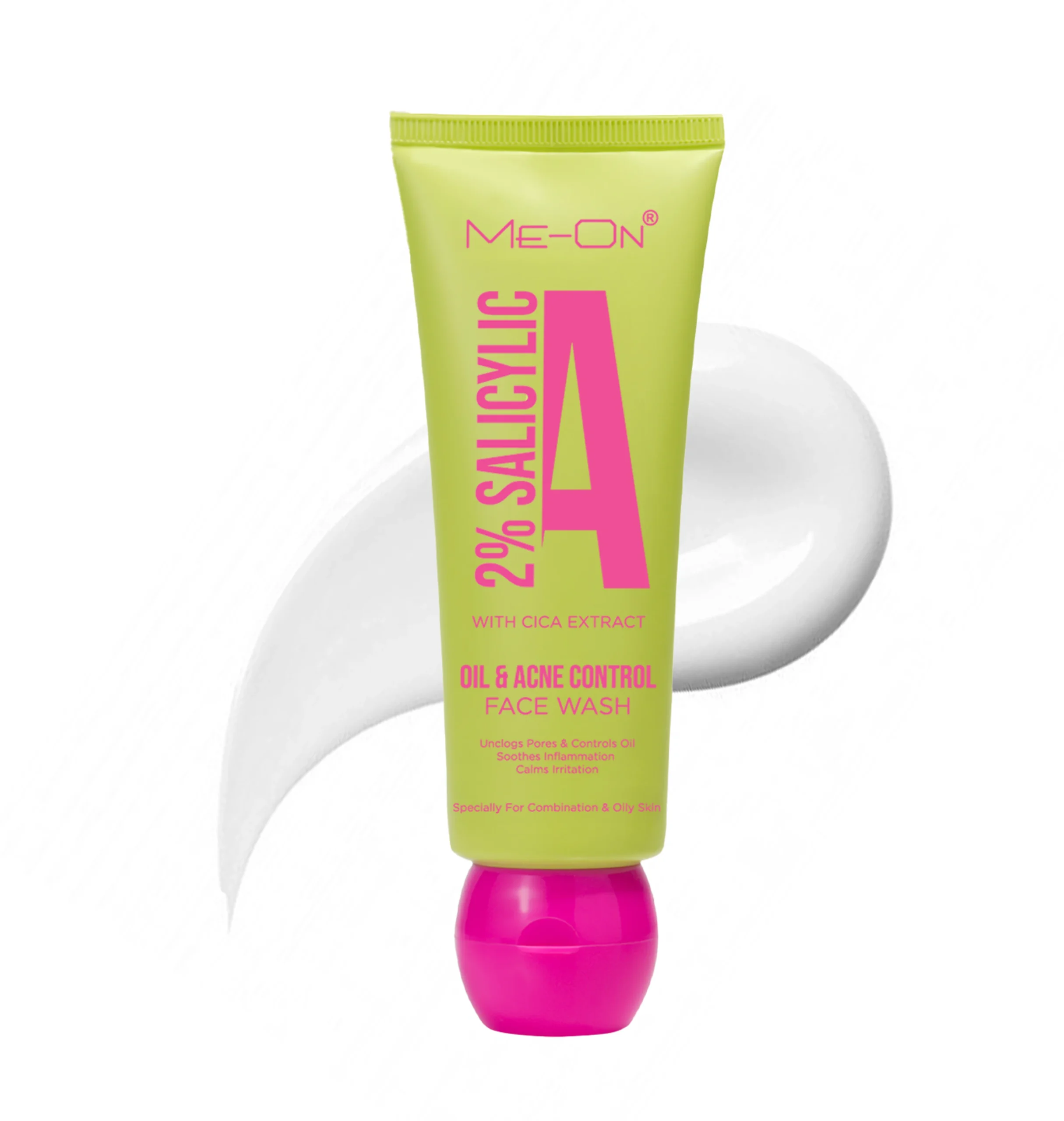 🧼 2% Salicylic Acid – Helps cleanse pores and remove excess oil and impurities. 🌿 With Cica Extract – Helps soothe and comfort the skin during cleansing. ✨ Deep Pore Cleansing – Helps unclog pores for a thoroughly cleansed feel. 🛢️ Oil & Acne Control – Helps manage excess oil and supports clearer-looking skin. 💧 Fresh & Clean Feel – Leaves skin feeling refreshed after cleansing. 🌸 Helps Calm Skin – Cica helps provide a soothing skincare experience. 🔄 Daily Cleanser – Suitable for incorporating into your everyday skincare routine. 👩‍🦰 For Combination & Oily Skin – Specially formulated for skin types prone to excess oil. ✨ Helps Skin Appear Smoother – Regular cleansing helps maintain a fresh and clean-looking complexion. 🫧 Easy-to-Use Face Wash – Apply to wet face, gently massage and rinse thoroughly.