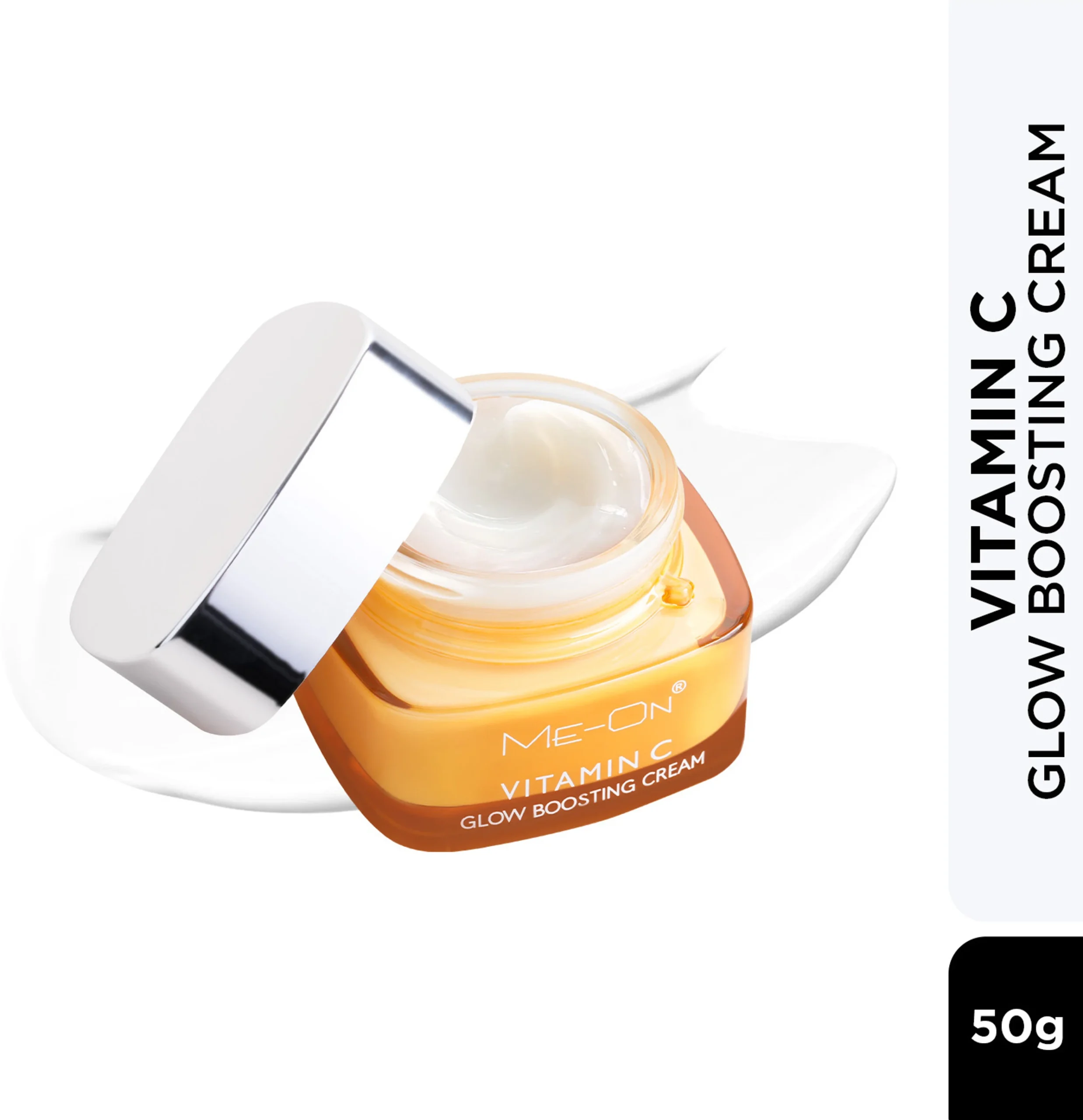 ME-ON Vitamin C Glow Boosting Cream & SPF 50+ PA+++ Sunscreen Combo – Brightening & Daily Skincare Set