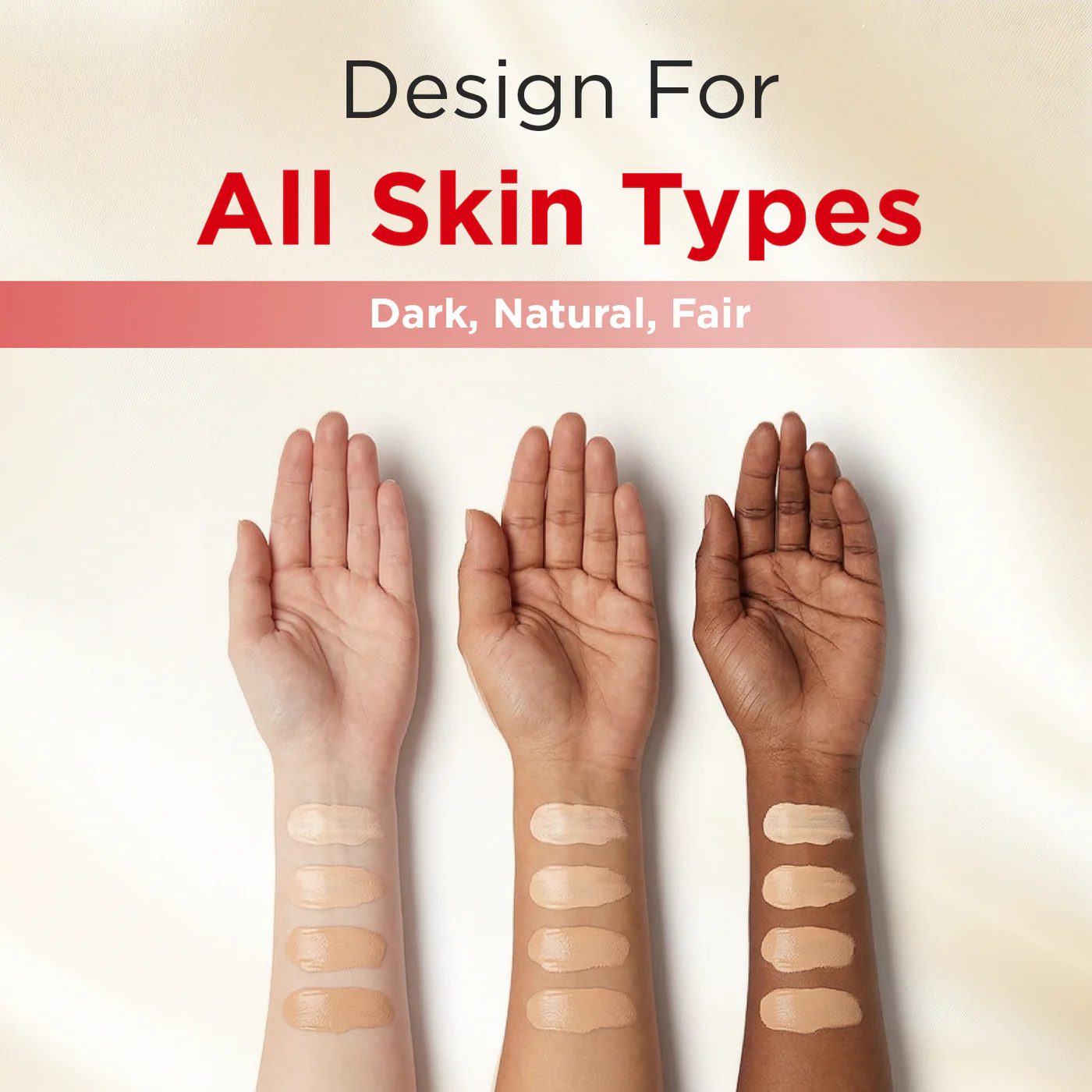 ME-ON Exquisite Whitening Cream Foundation Full Coverage For All Skin Type, Natural Finish. (80gm)