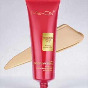 ME-ON Exquisite Whitening Cream Foundation Full Coverage For All Skin Type, Natural Finish. (80gm)