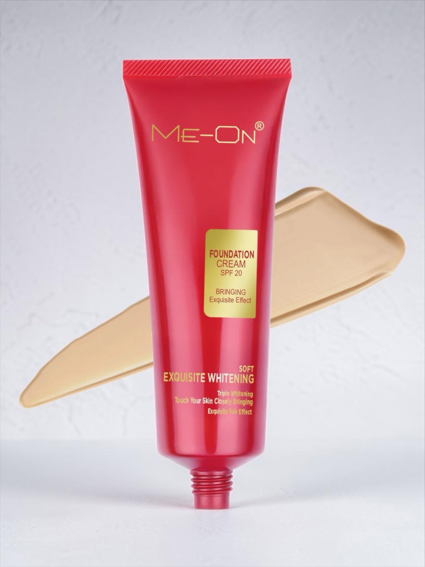 ME-ON Exquisite Whitening Cream Foundation Full Coverage For All Skin Type, Natural Finish. (80gm)