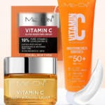Give your daily skincare routine a brightening boost with the ME-ON Vitamin C Glow Care Combo, featuring a Vitamin C Glow Boosting Cream and Vitamin C Brightening Sheer Sunscreen SPF 50+ PA+++. The Vitamin C cream is designed to provide lightweight hydration while helping skin look brighter and more radiant. The sunscreen complements your routine with SPF 50+ PA+++ UV protection, along with a lightweight, oil-free feel and moisture-boosting formula. Together, this convenient combo helps you build a simple everyday skincare routine focused on hydration, radiance, and daytime sun protection.