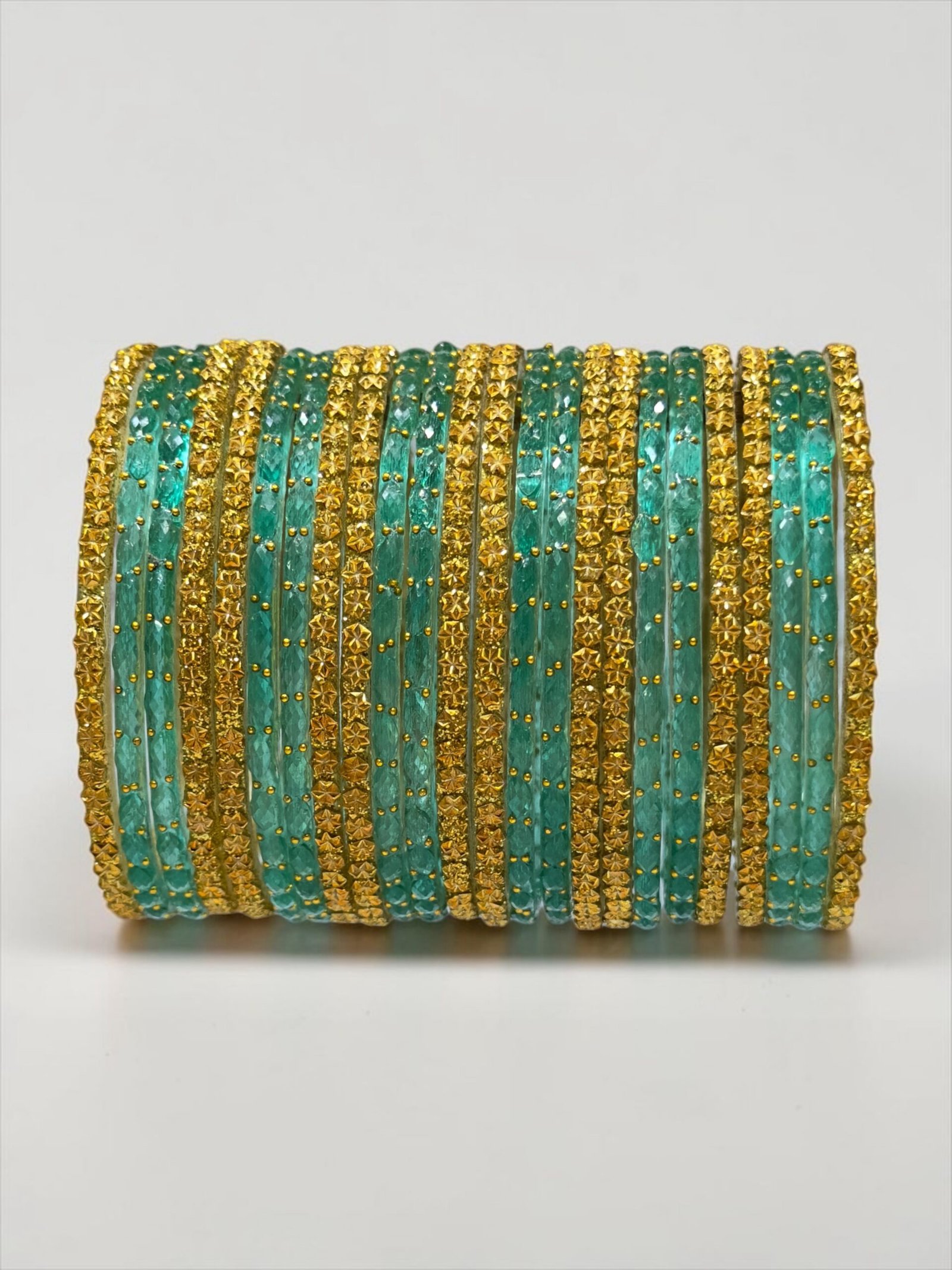 Elegant Designer Gold Textured Bangle Set – Traditional Statement Bangles for Women